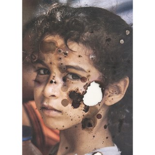 Palestinian girl watching the world